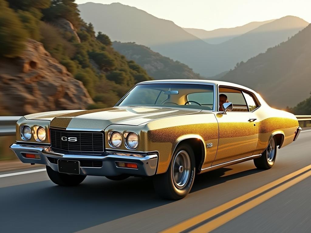 golden car